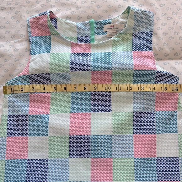 Vineyard Vines Girls/Womens Colorblock Whale  Mini Dress - Picture 5 of 8